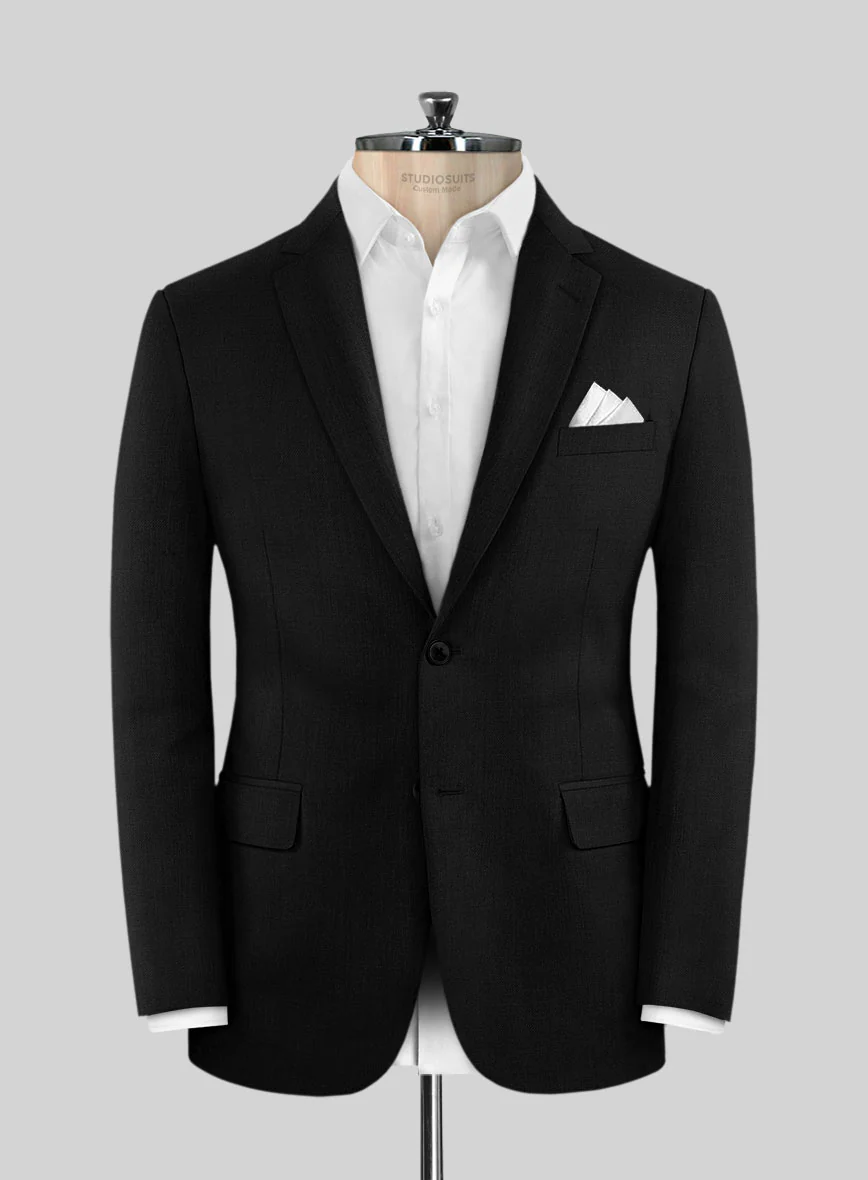 Napolean Black Wool Suit - Image 5