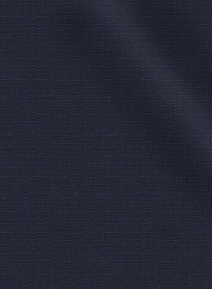 Napolean Bob Weave Blue Wool Jacket - Image 2