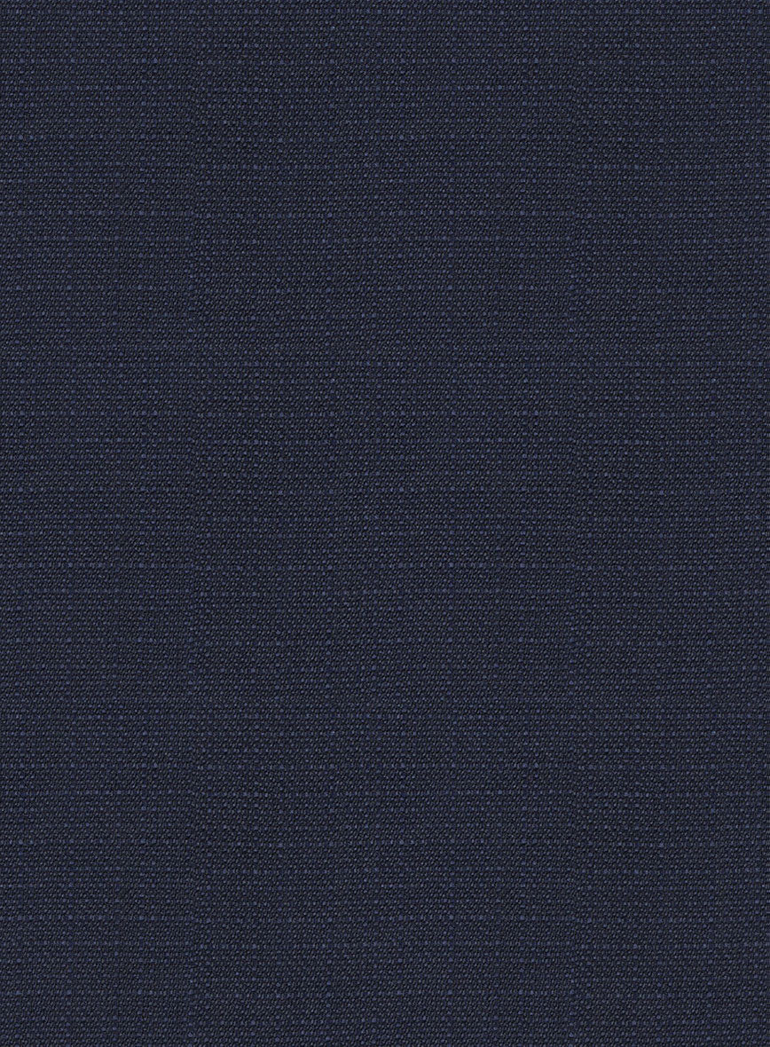 Napolean Bob Weave Blue Wool Tuxedo Suit - Image 5