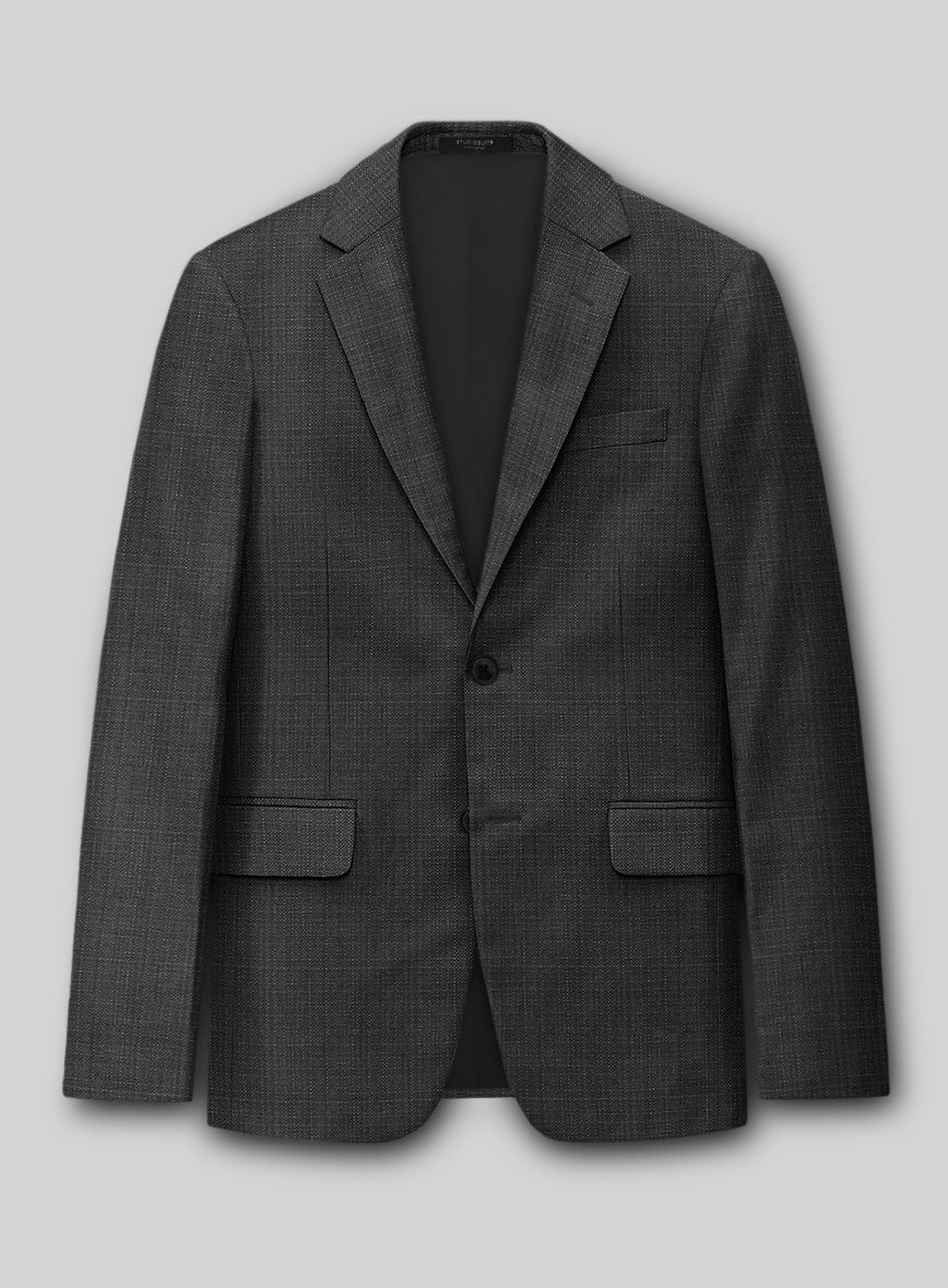 Napolean Bob Weave Gray Wool Suit - Image 3