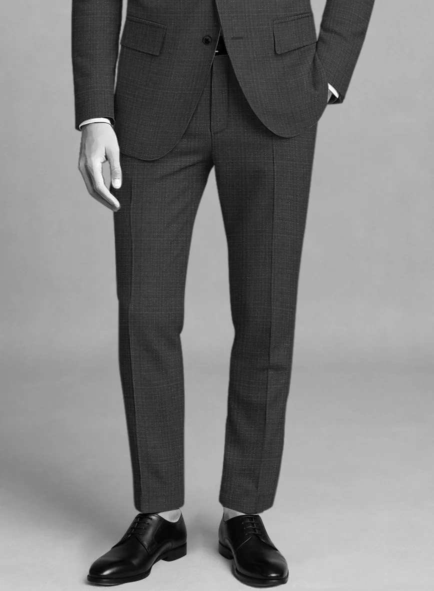 Napolean Bob Weave Gray Wool Suit - Image 6