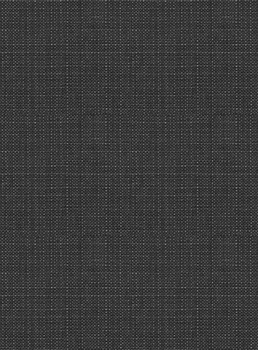 Napolean Bob Weave Gray Wool Tuxedo Suit - Image 5