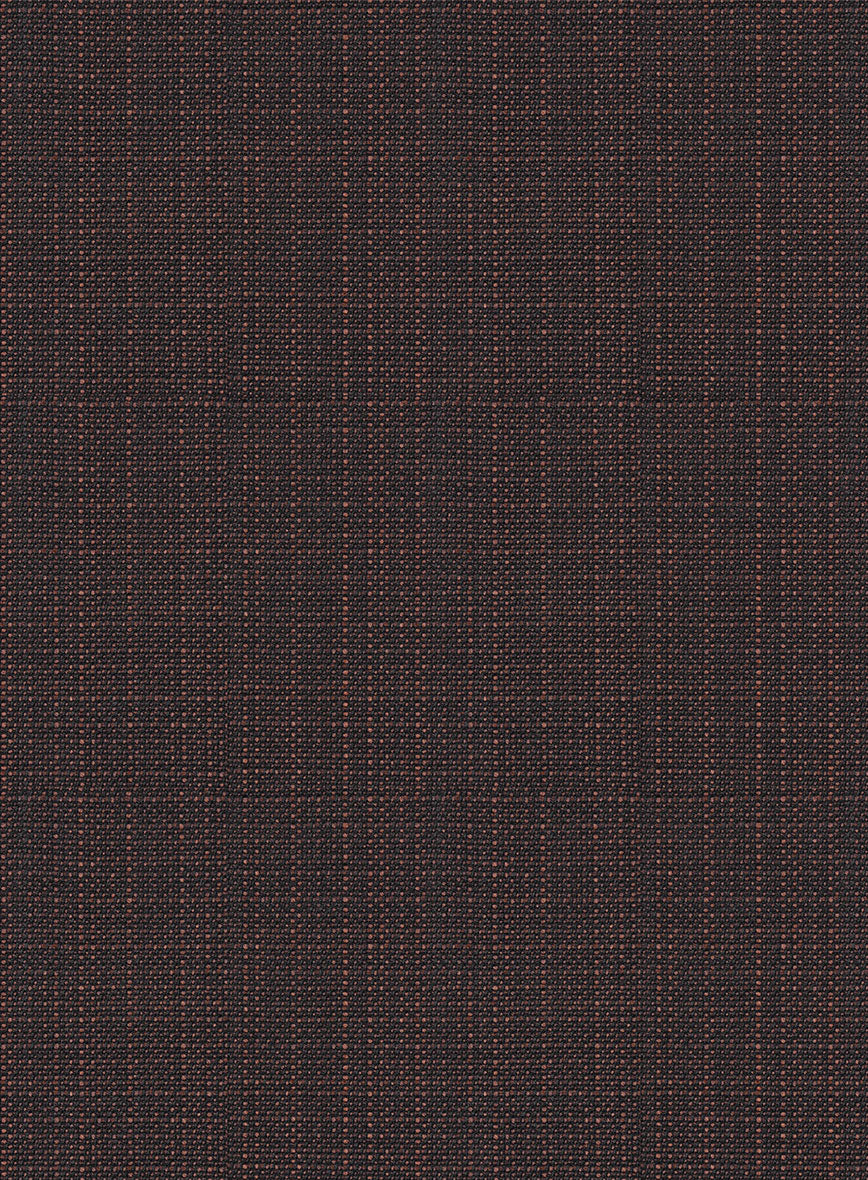 Napolean Bob Weave Rust Wool Highland Trousers - Image 6