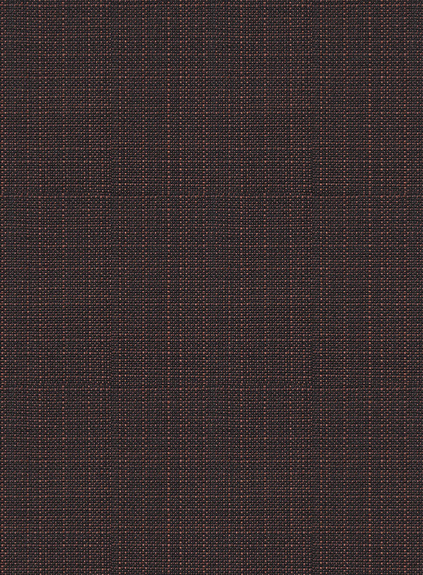 Napolean Bob Weave Rust Wool Tuxedo Jacket - Image 2
