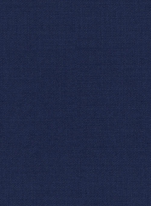 Napolean Bottle Blue Double Gurkha Wool Trousers - Image 8