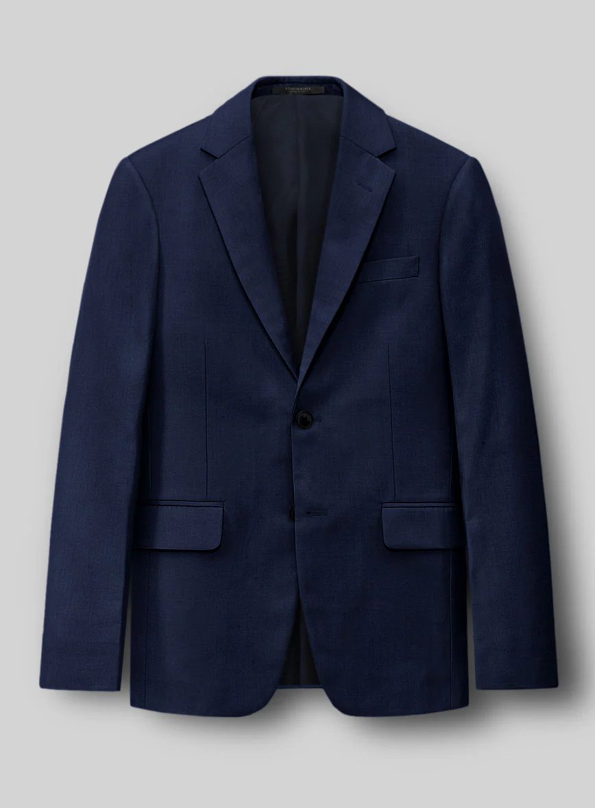 Napolean Bottle Blue Wool Suit - Image 4