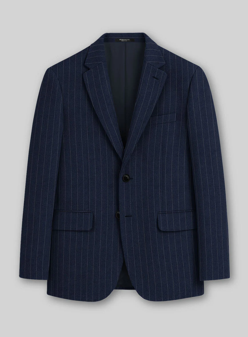 Napolean Broadway Blue Wool Suit - Image 2