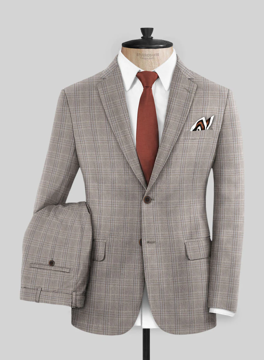 Napolean Brown Glen Suit - Image 2