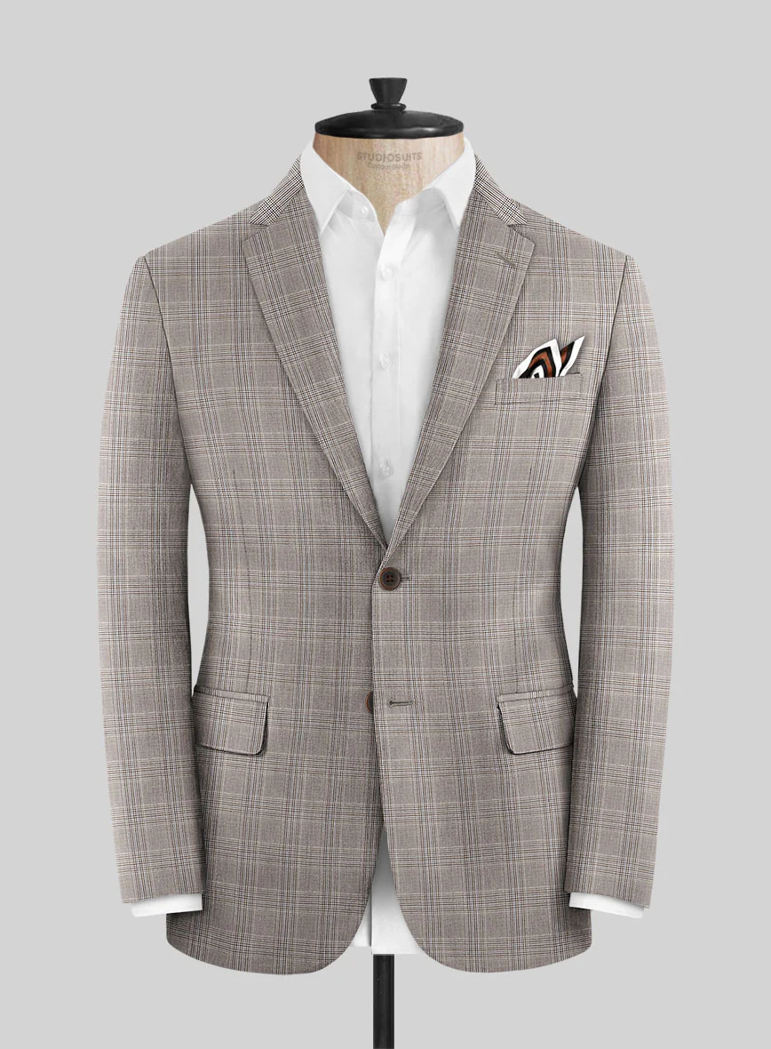 Napolean Brown Glen Suit - Image 3