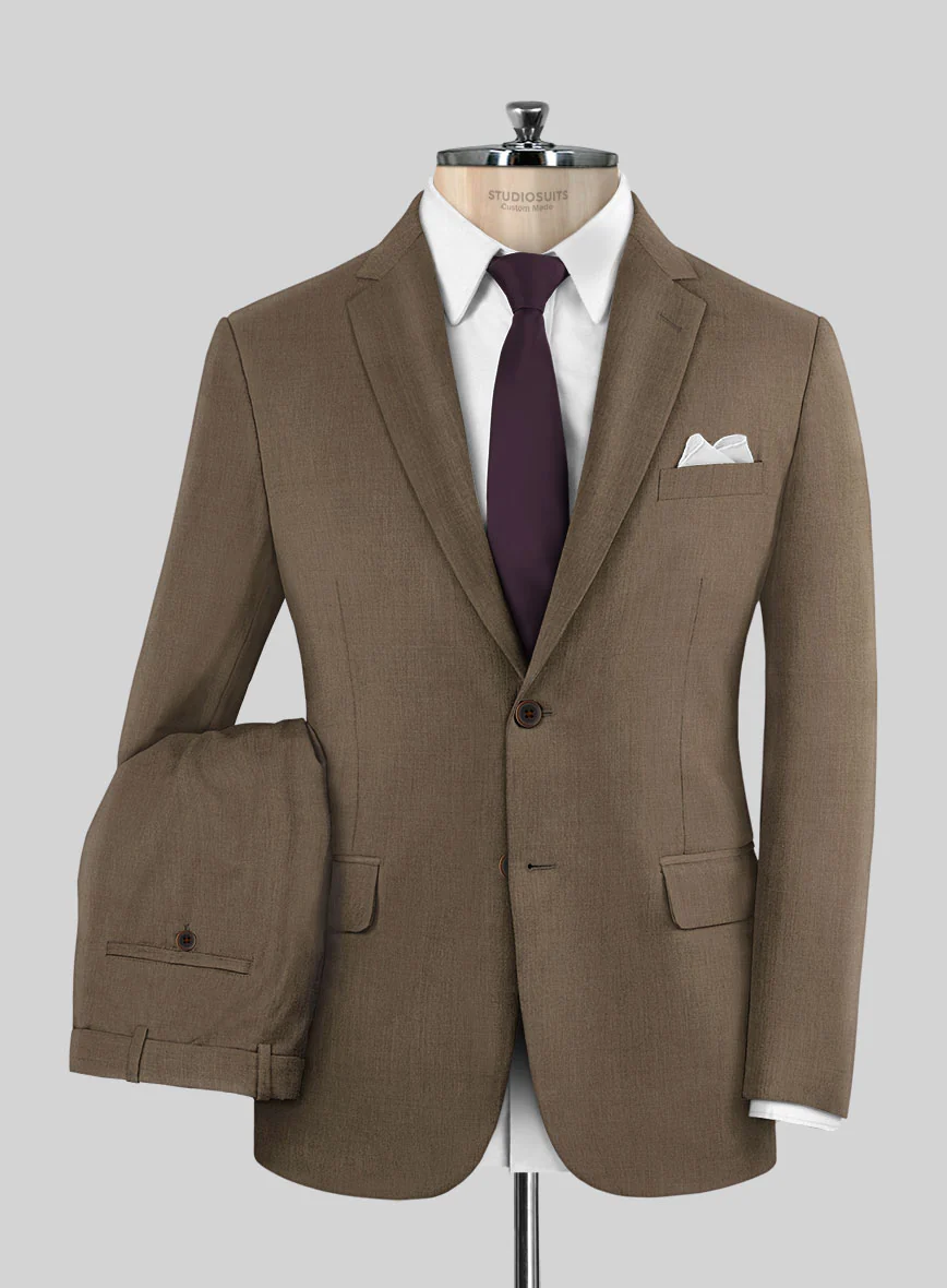 Napolean Brown Wool Suit - Image 2