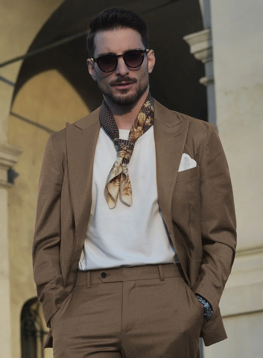Napolean Brown Wool Suit II - Image 2