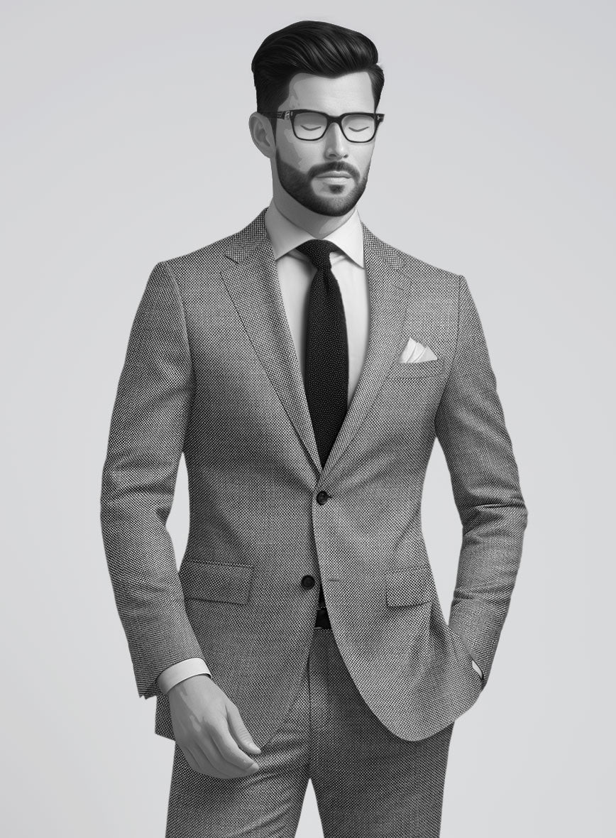 Napolean BW Birdseye Wool Jacket - Image 2