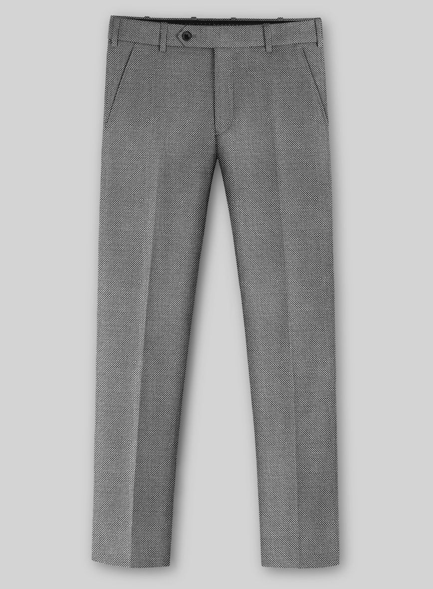Napolean BW Birdseye Wool Pants - Image 2