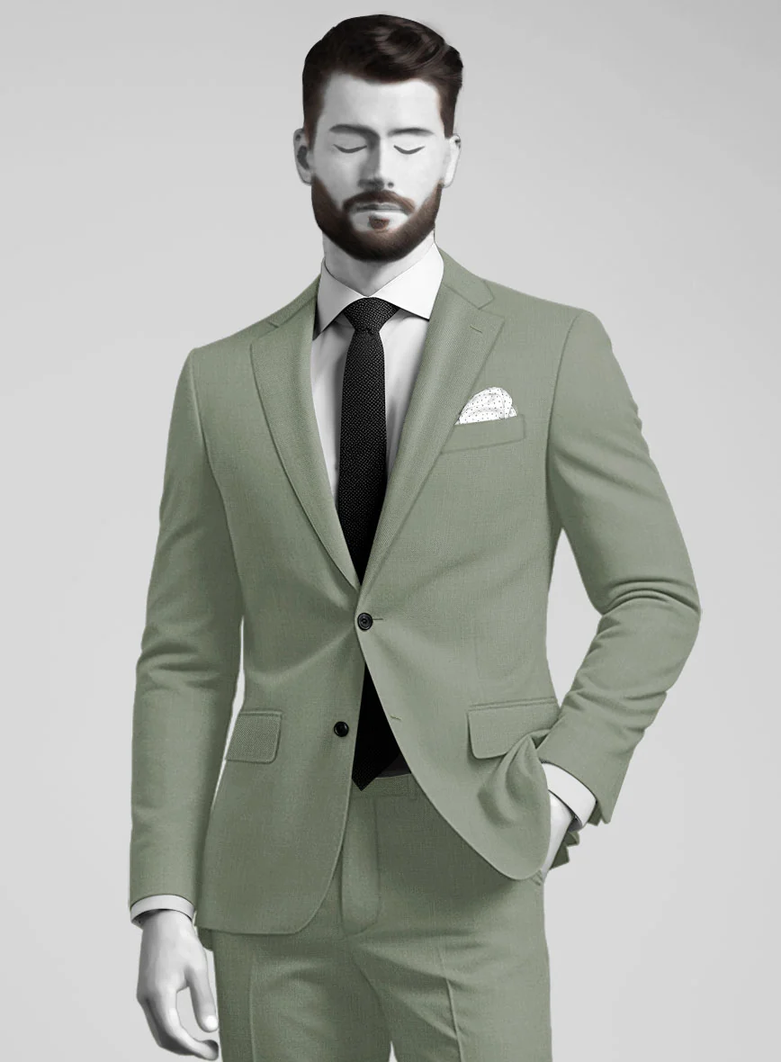 Napolean Cadet Green Wool Jacket - Image 2