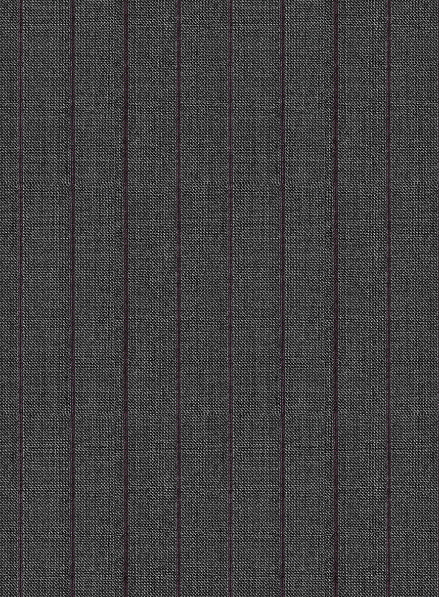 Napolean Calipso Stripe Gray Wool Jacket - Image 3