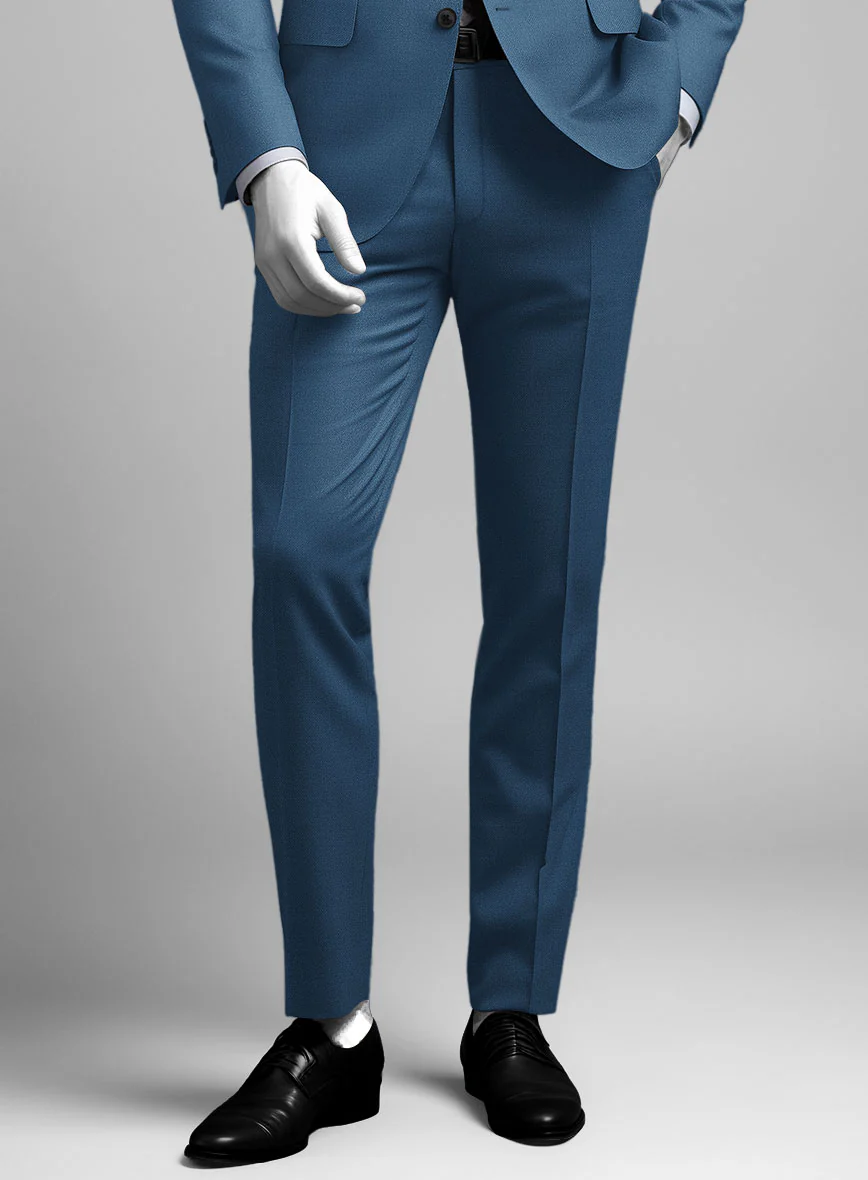 Napolean Casa Blue Wool Suit - Image 5