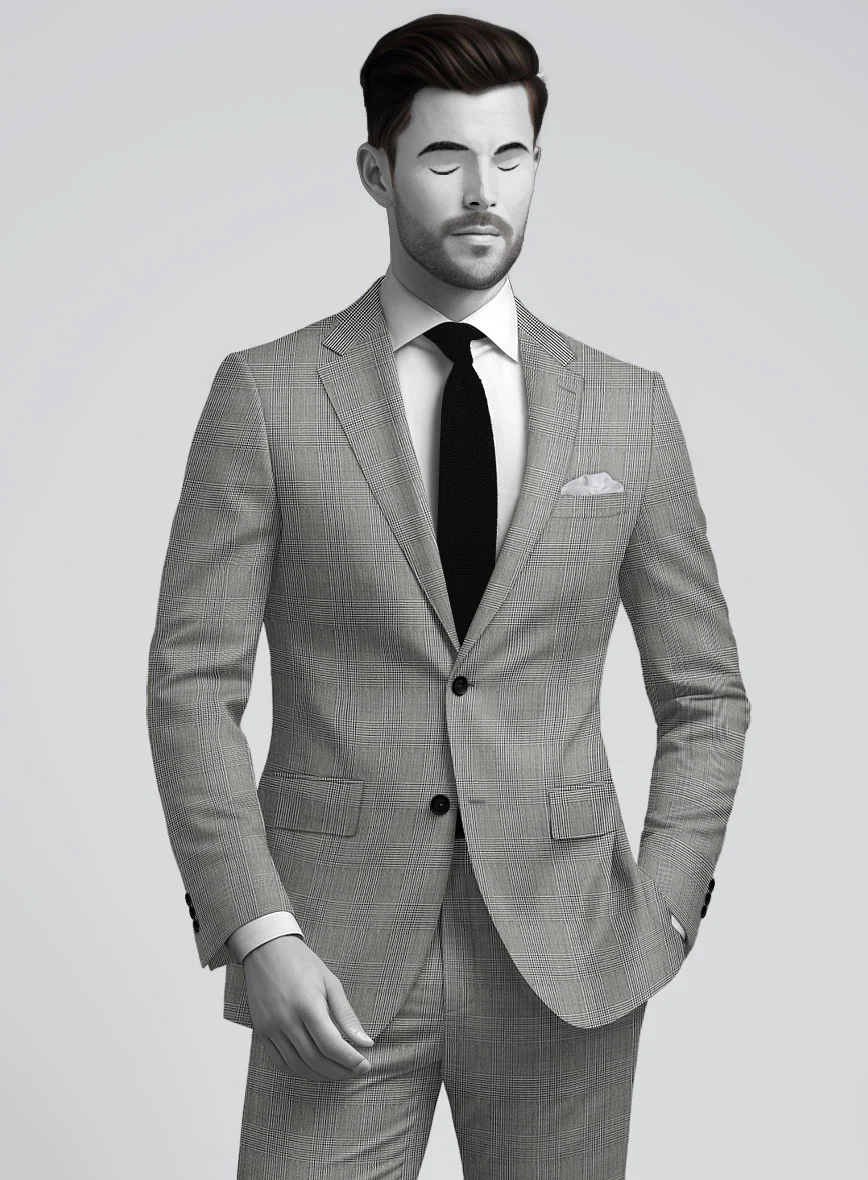 Napolean Classic Glen Wool Jacket - Image 2