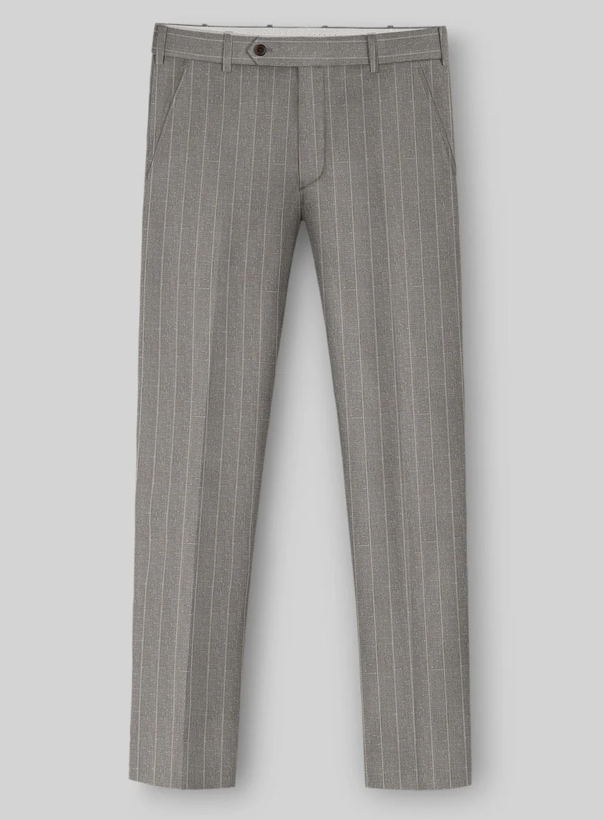 Napolean Como Bar Brown Wool Pants - Image 2