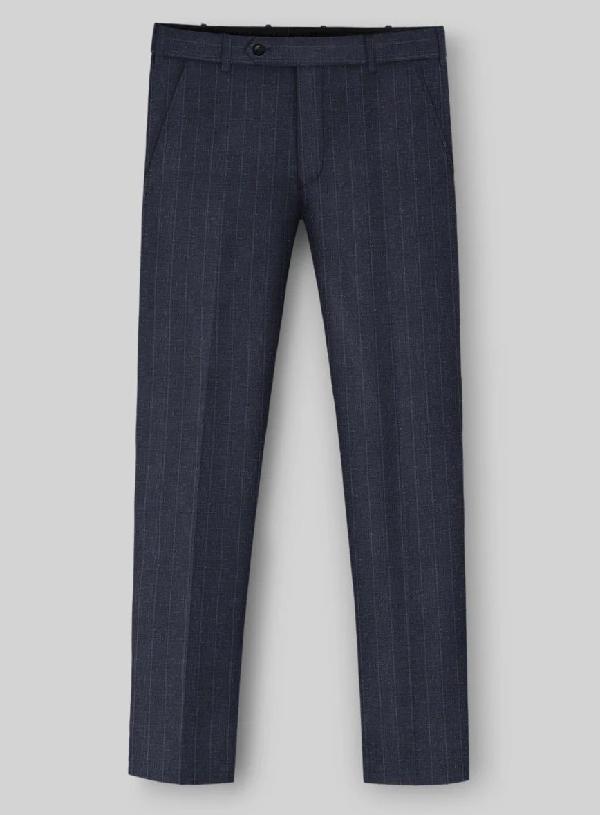 Napolean Como Bar Dark Blue Wool Pants - Image 2