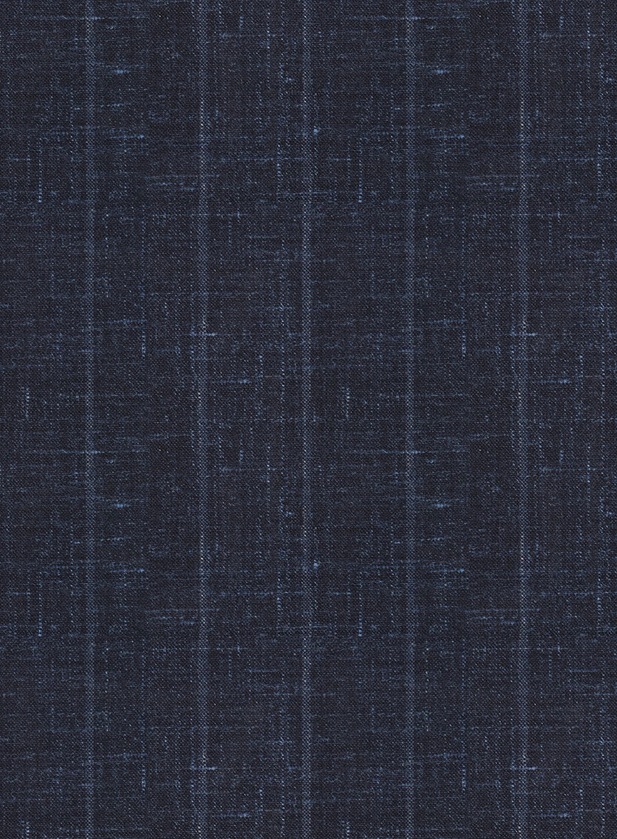 Napolean Como Bar Dark Blue Wool Pants - Image 3