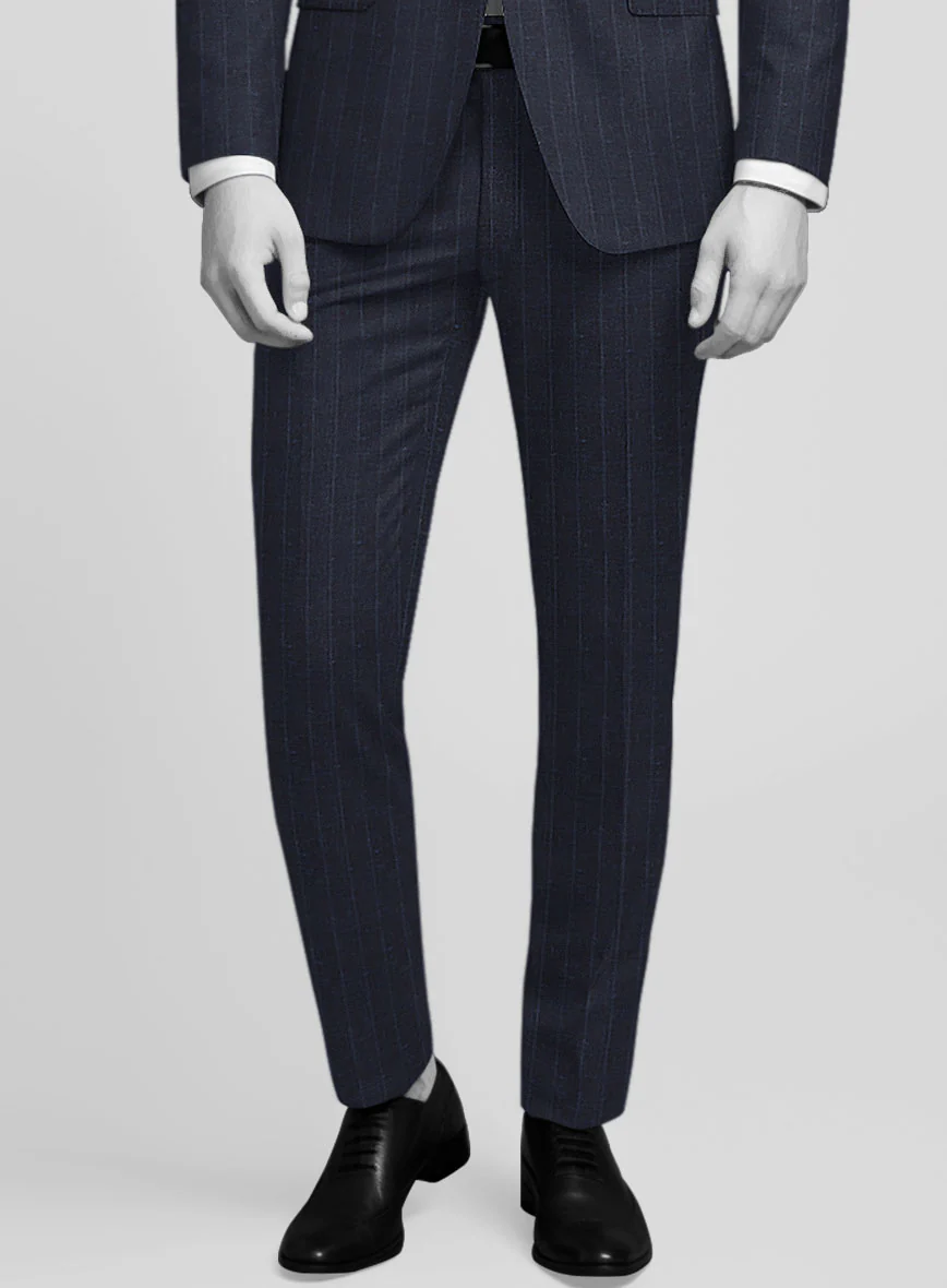 Napolean Como Bar Dark Blue Wool Suit - Image 6