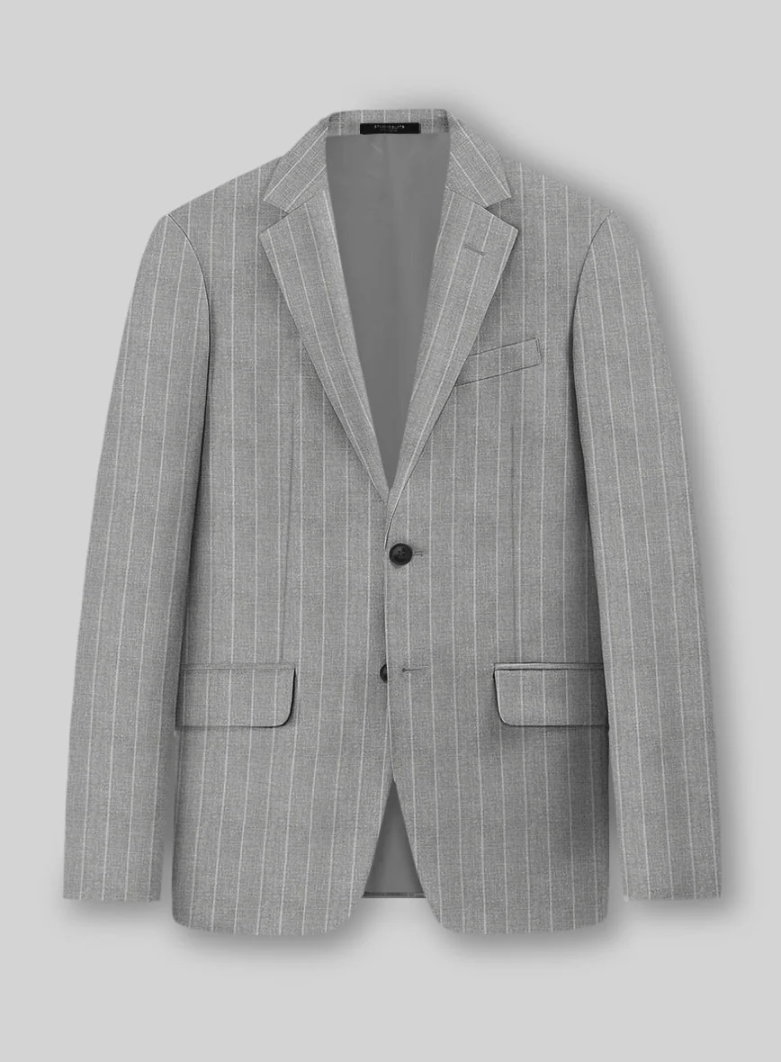 Napolean Como Bar Gray Wool Suit - Image 4