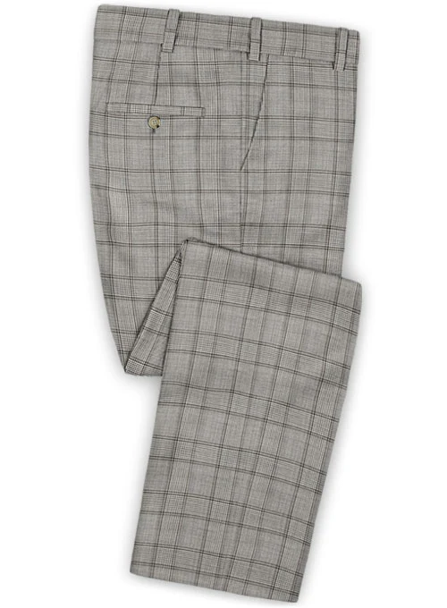 Napolean Corro Gray Wool Double Breasted Suit - Image 4