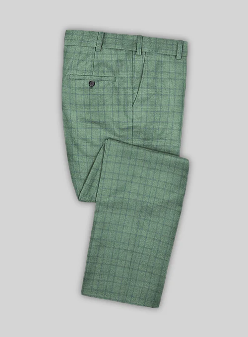 Napolean Corro Green Wool Pants