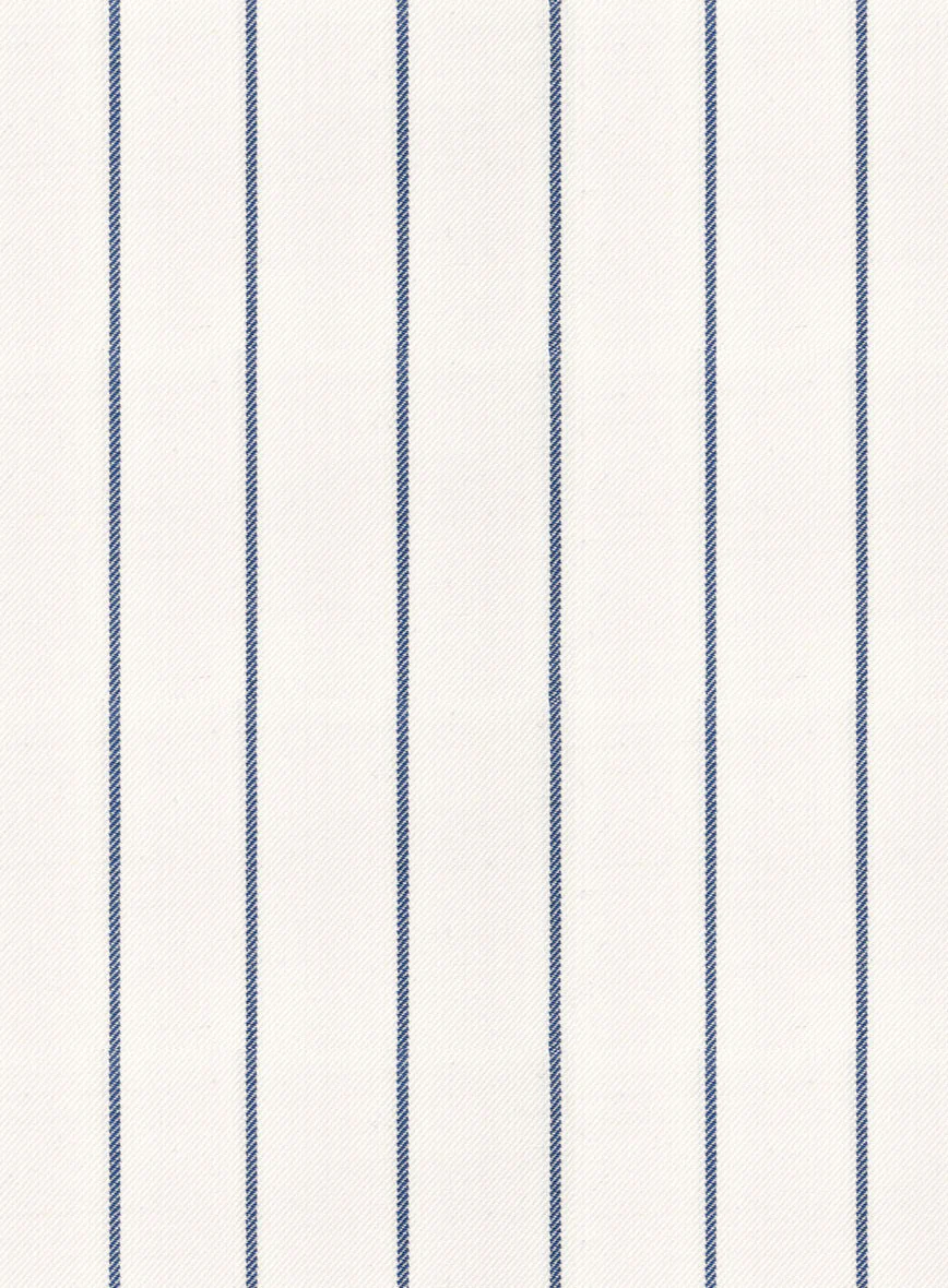 Napolean Dario Stripe Ivory Wool Suit - Image 6