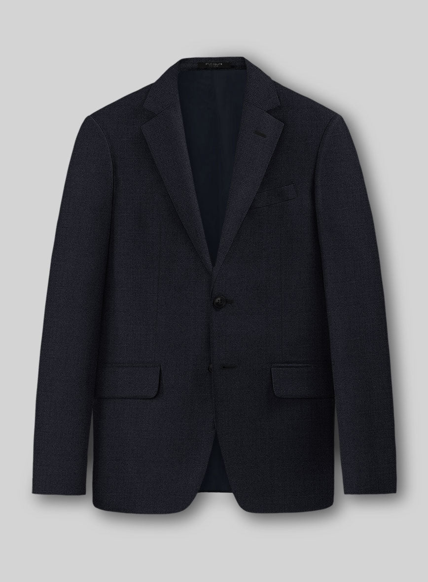 Napolean Dark Blue Wool Suit - Image 4