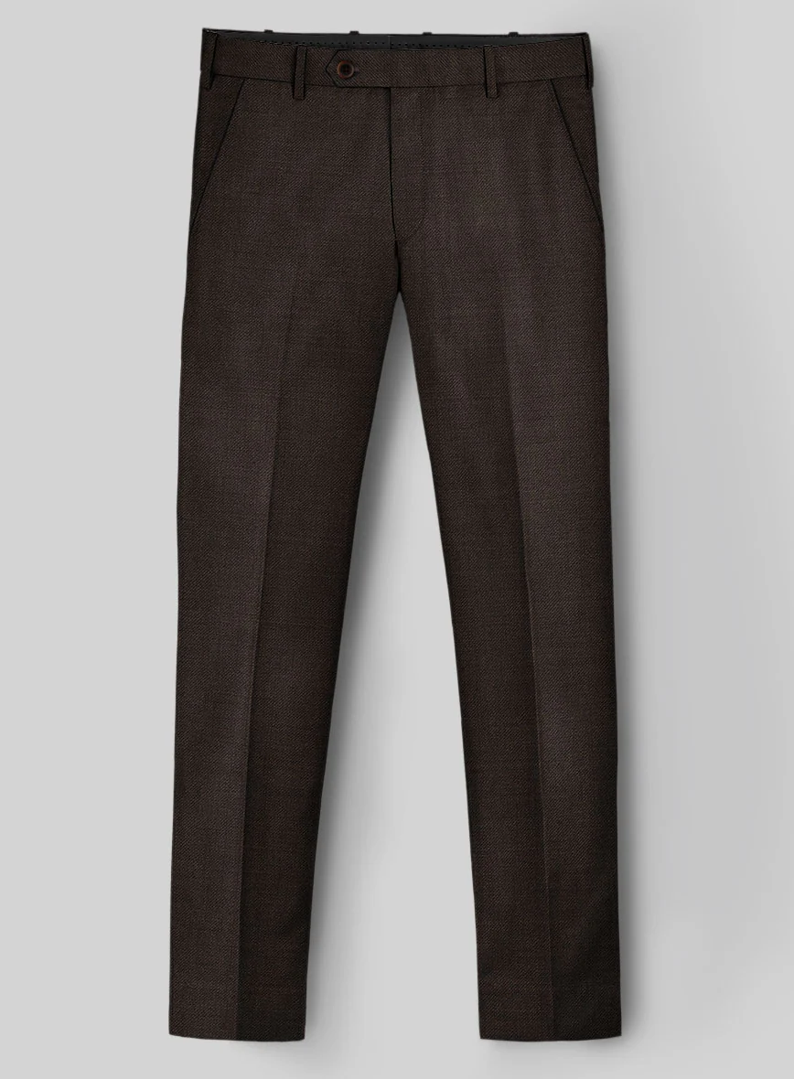 Napolean Dark Brown Wool Suit - Image 5