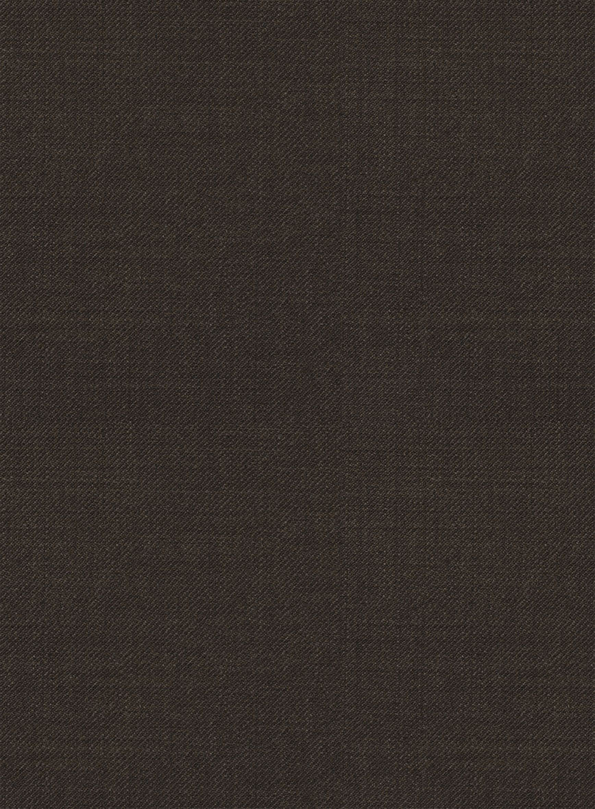 Napolean Dark Brown Wool Tuxedo Suit - Image 6