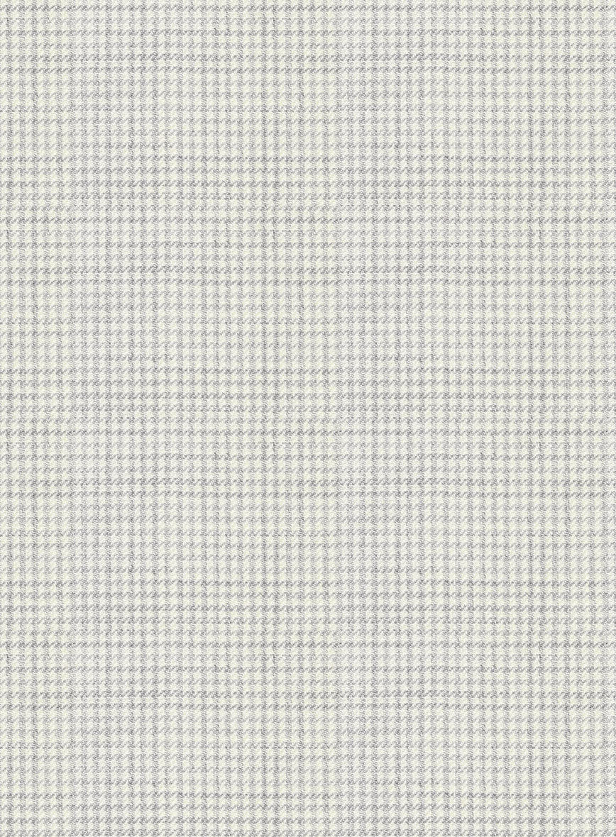 Napolean Delviro Mini Houndstooth Gray Wool Jacket - Image 3