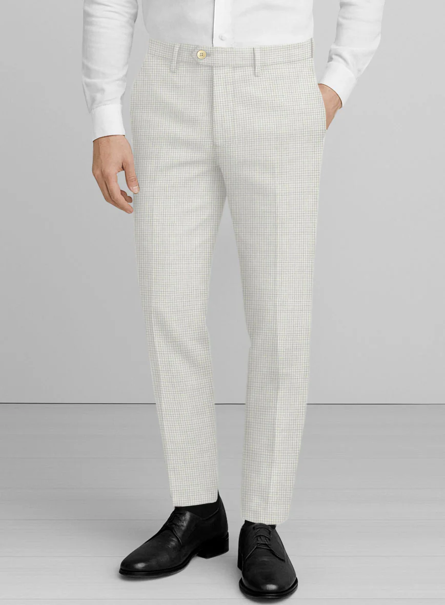 Napolean Delviro Mini Houndstooth Gray Wool Suit - Image 5