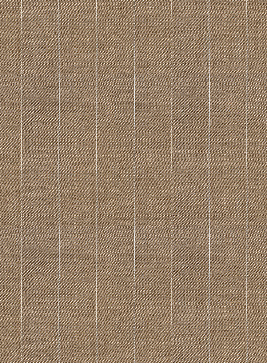Napolean Derossi Stripe Beige Wool Jacket - Image 3