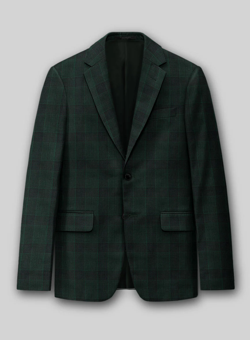 Napolean Devon Check Green Wool Suit - Image 4