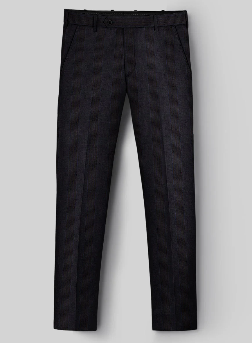 Napolean Devon Check Violet Wool Suit - Image 5