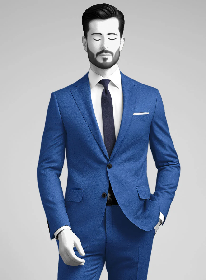 Napolean Dodger Blue Wool Jacket - Image 2
