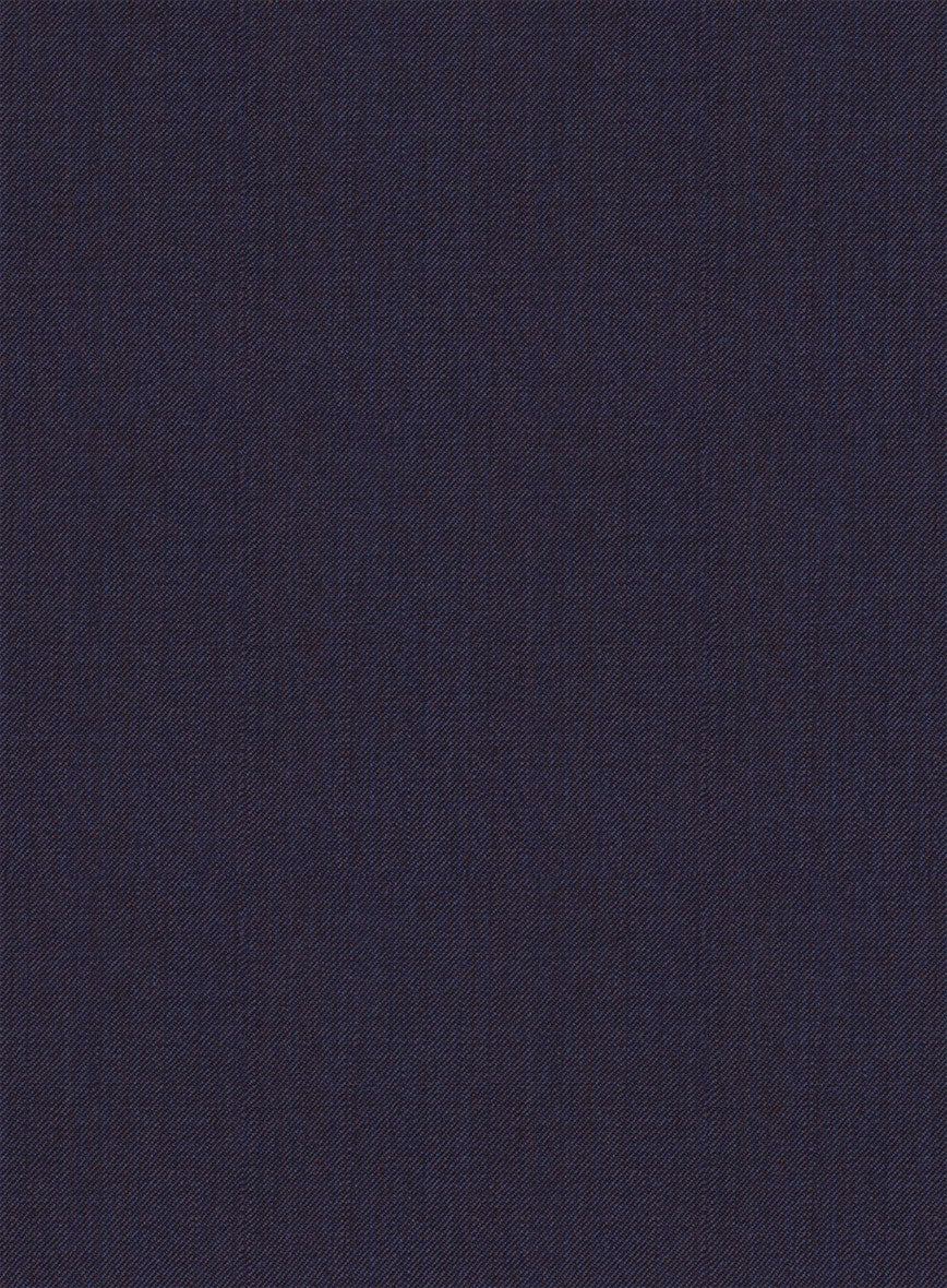Napolean Eggplant Double Gurkha Wool Trousers - Image 4