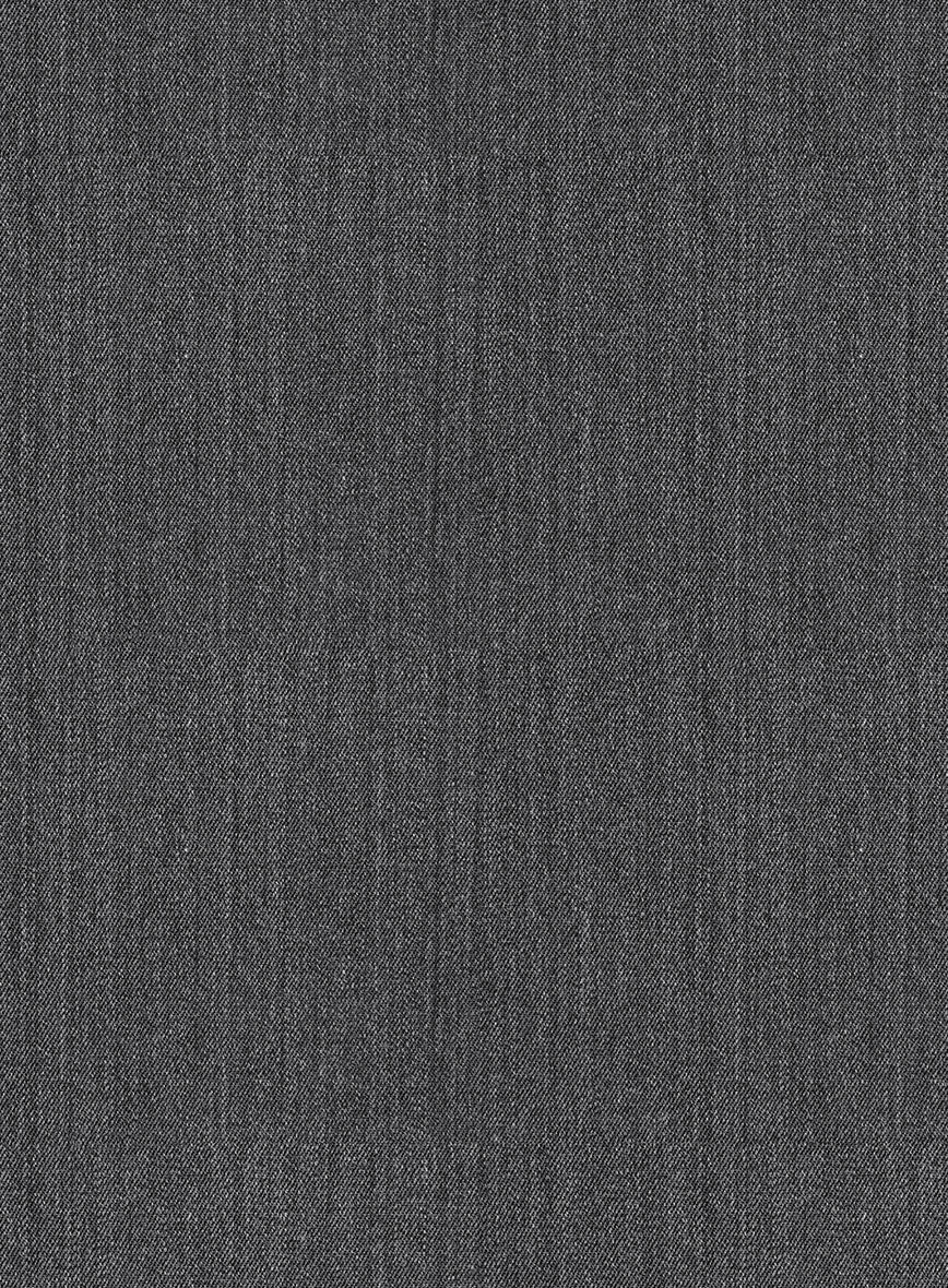 Napolean English Charcoal Wool Highland Trousers - Image 6