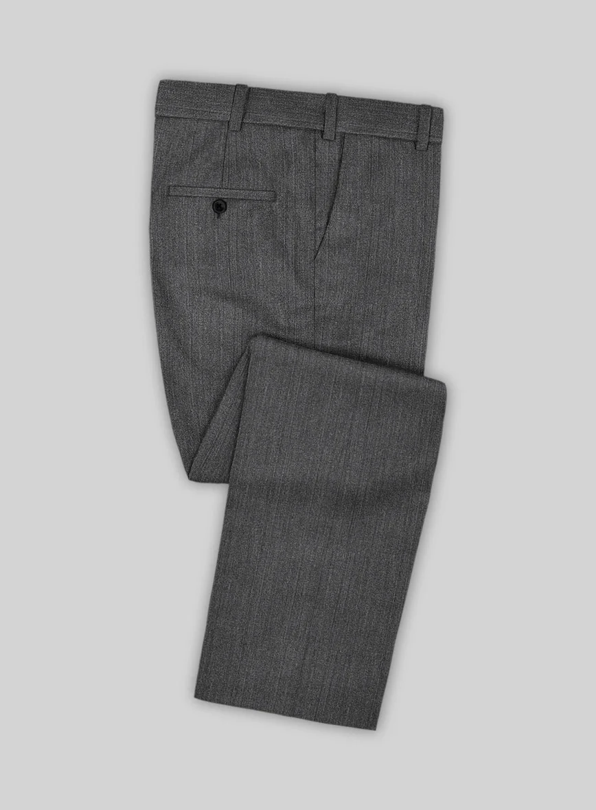 Napolean English Charcoal Wool Suit - Image 5
