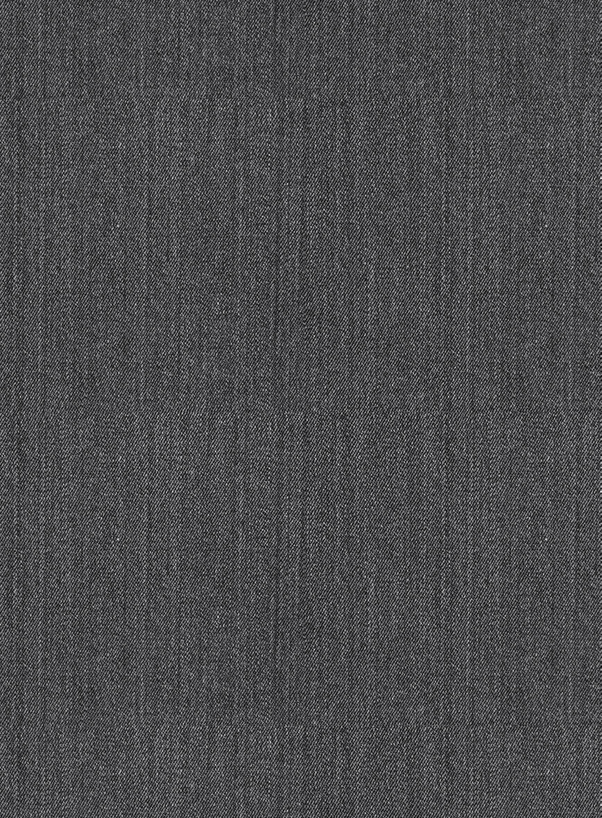 Napolean English Charcoal Wool Tuxedo Jacket - Image 2