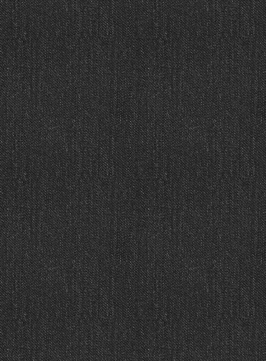 Napolean English Dark Charcoal Wool Tuxedo Jacket - Image 2