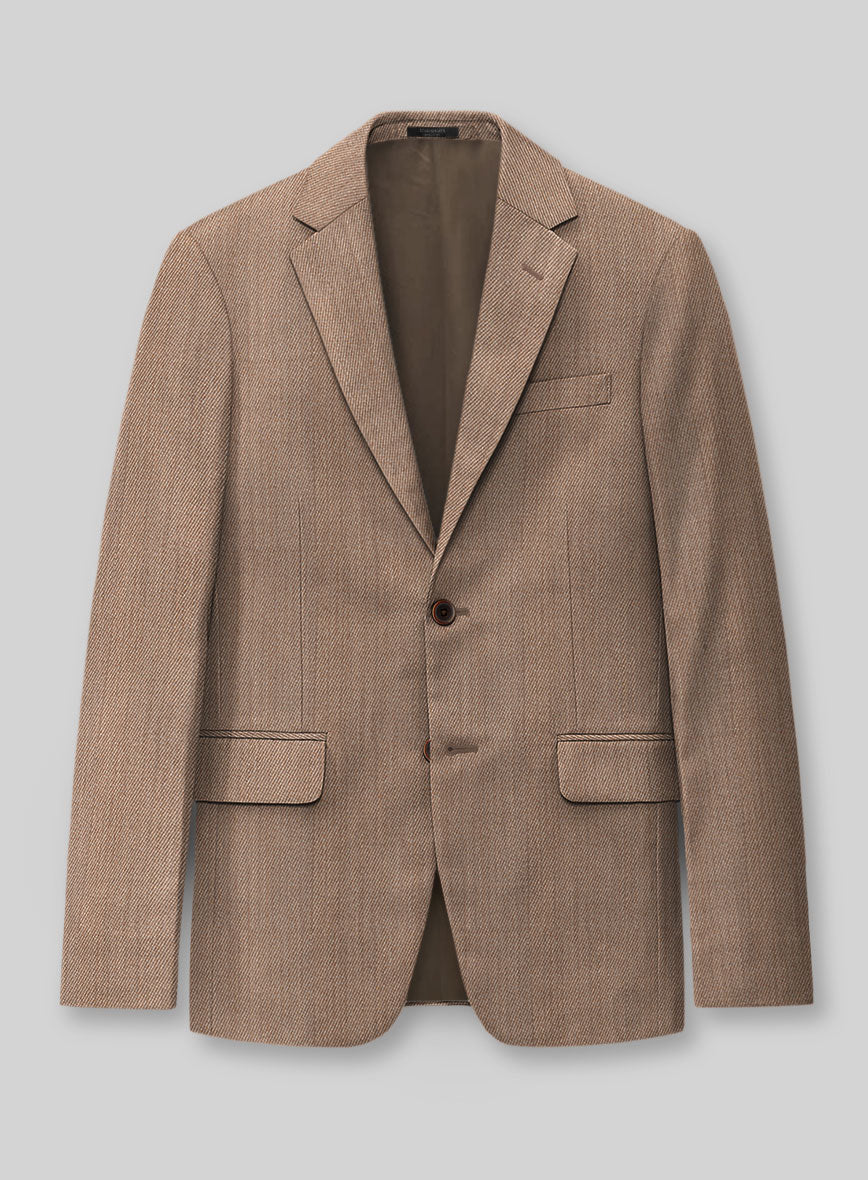 Napolean English Twill Brown Wool Suit - Image 2