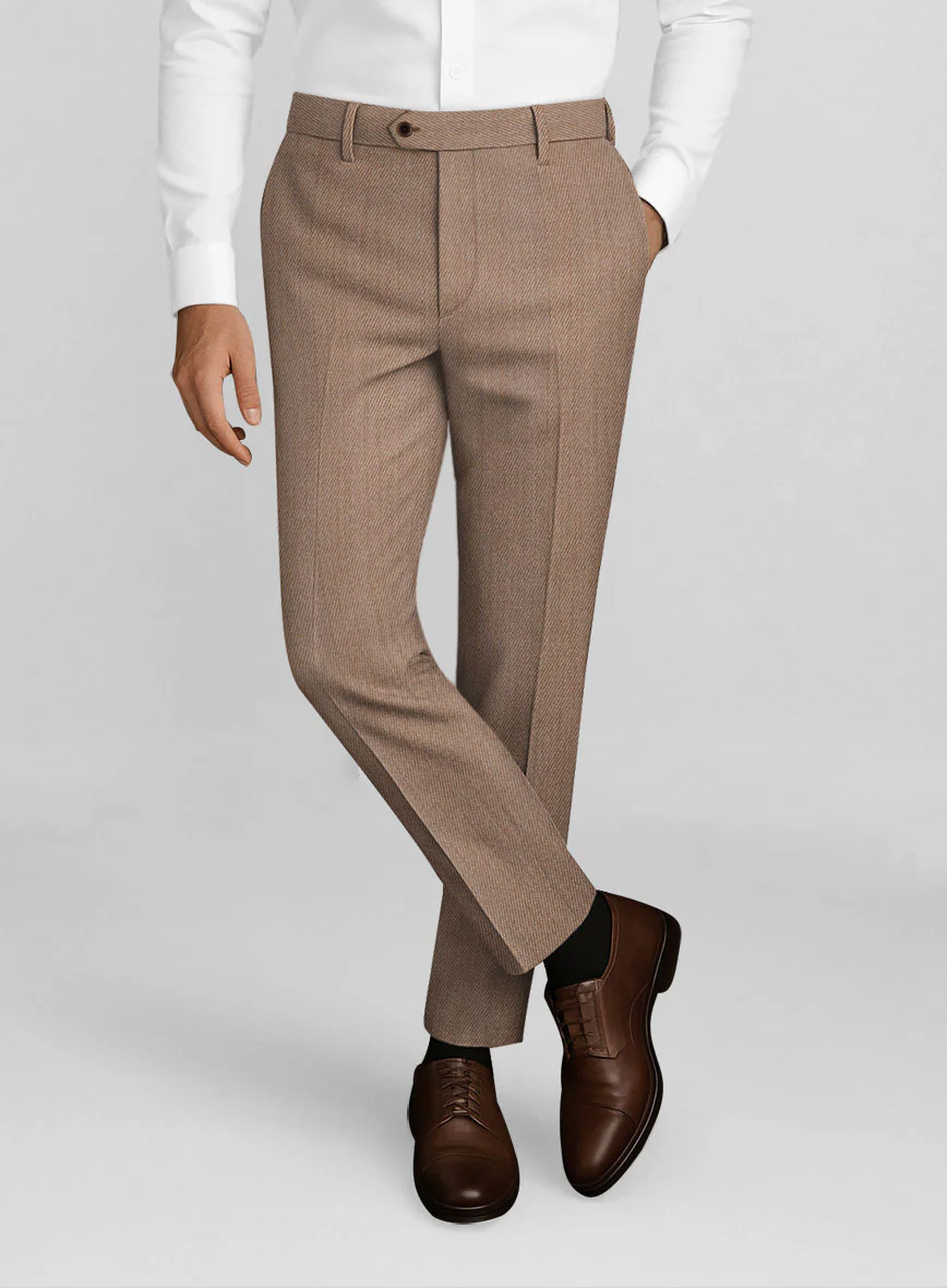 Napolean English Twill Brown Wool Suit - Image 6