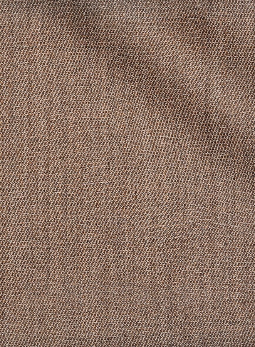 Napolean English Twill Brown Wool Suit - Image 7