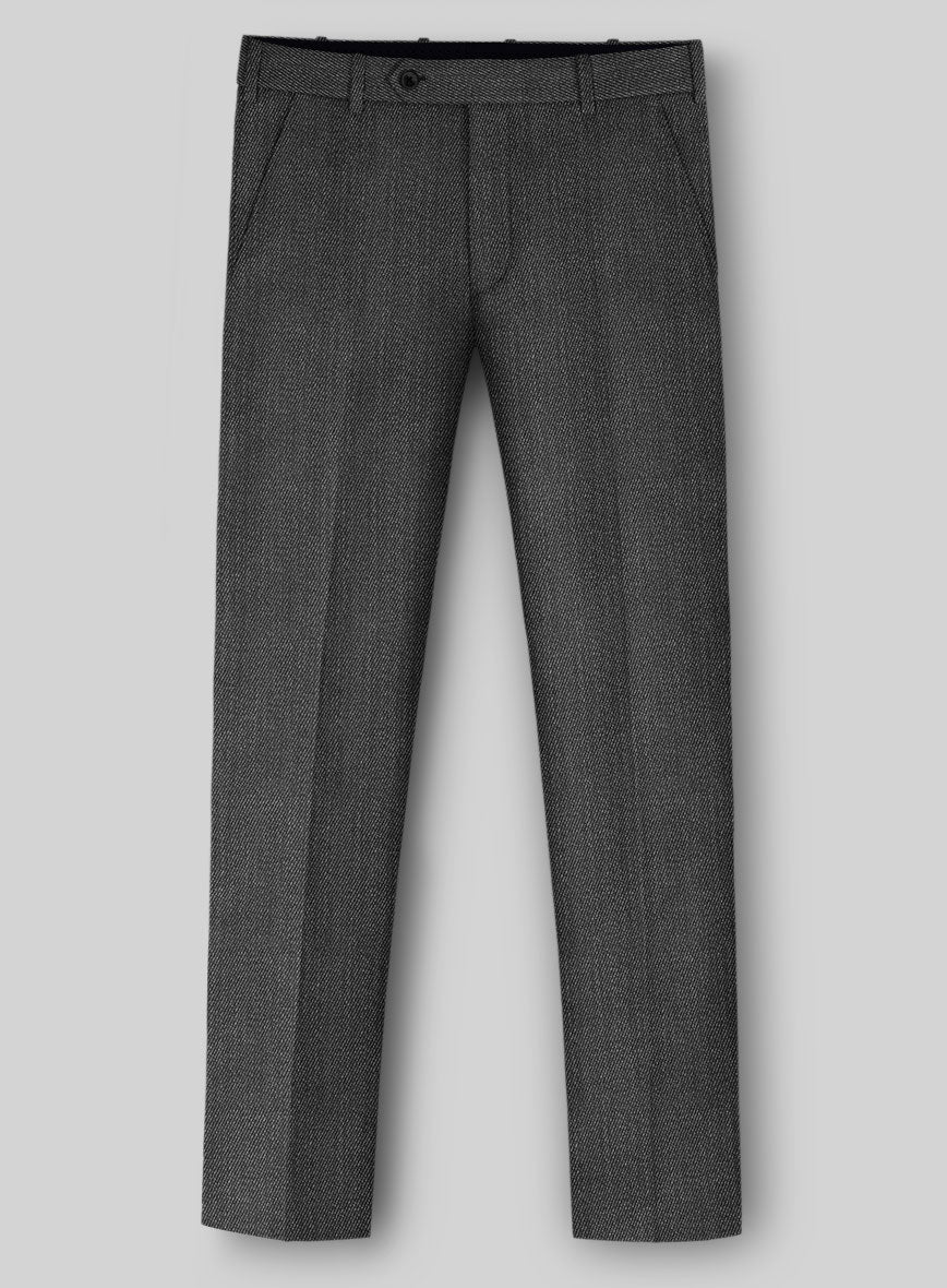 Napolean English Twill Gray Wool Pants - Image 2