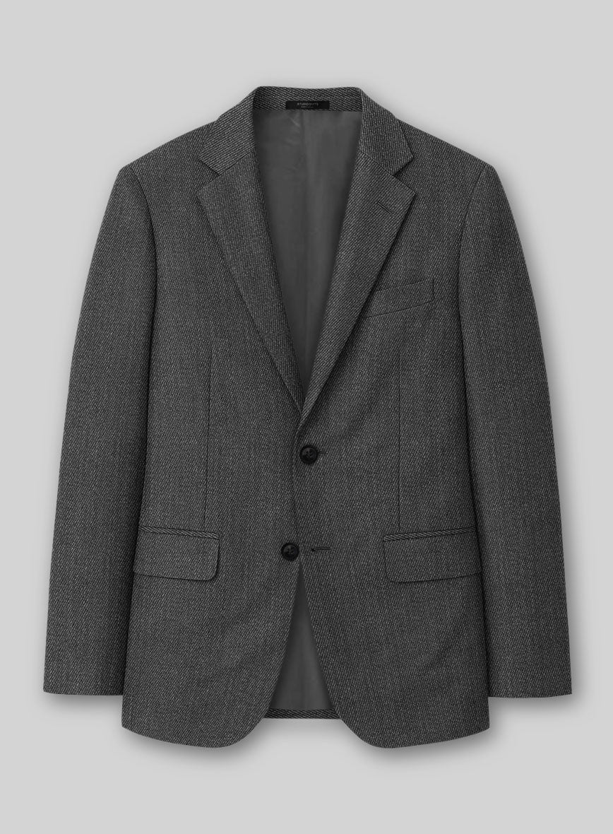 Napolean English Twill Gray Wool Suit - Image 2