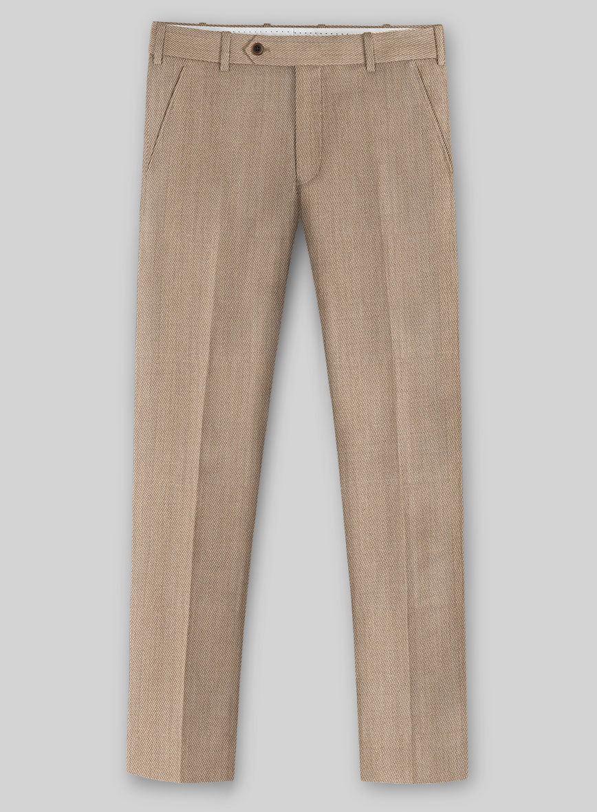 Napolean English Twill Light Brown Wool Suit - Image 5