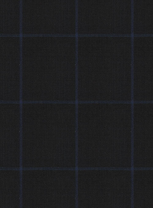 Napolean Fissa Black Wool Double Breasted Suit - Image 2